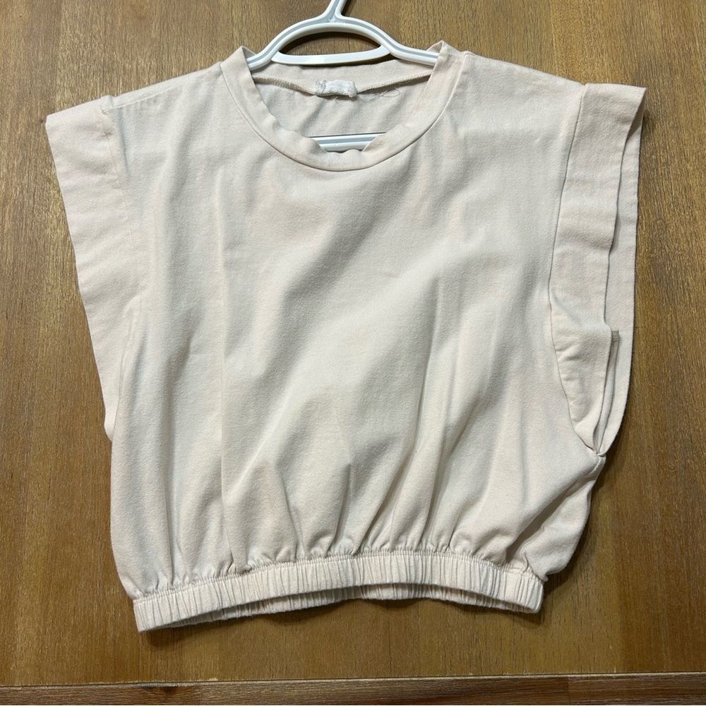 Structured cotton top